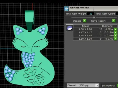 FEMALE CAT PENDANT 3D PRINTABLE MODEL  3D print model