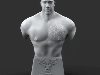 The Rock 3D Printable Free Free 3D print model