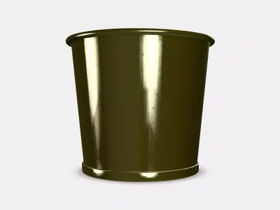 DAIDAI Plant pot 1 Low-poly 3D model