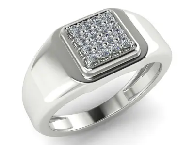 light weight gold diamond rings-C111116SKCH2025983-wt-5-10 3D print model