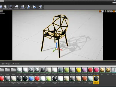 Konstantin Grcic Chair One UE4 3D model