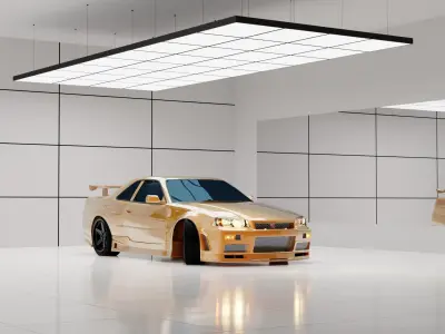 Nissan Skylline R-34 GTR 3D model