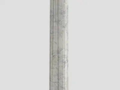 Corinthian Column Low-poly 3D model