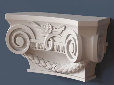Pilaster Capital 3D model shop