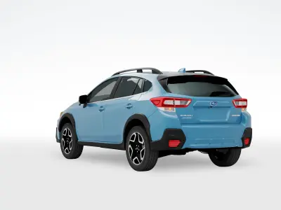 Subaru Crosstrek  2020 Low-poly 3D model