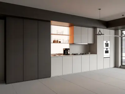 Kitchen Modern interior 87 3D model