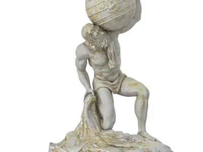 Atlant Sculpture 3D model