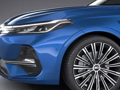 Geely Galaxy A7 2026 3D model