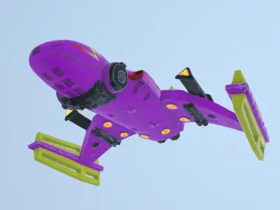 Space Runners Free low-poly 3D model