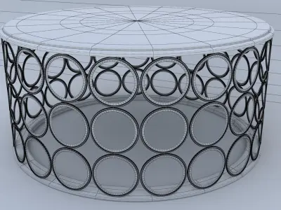 Round Coffee Table - Small Free 3D model
