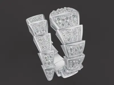 Serpent Ring 66766 3D print model