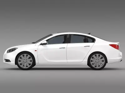 Opel Insignia ECOFlex 2008-13 3D model
