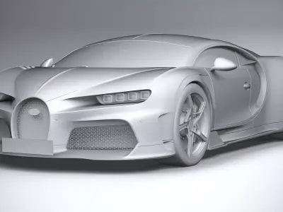 Bugatti Chiron  3D model by mcgregordenices