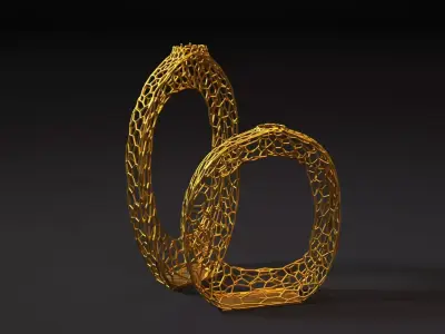 Vase rings 3D print model