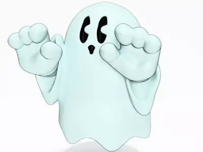 Lil Ghosty toy 3D print model