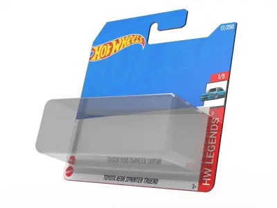 Hot Wheels Small package Low-poly 3D model