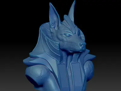  Anubis Bust  Variants 3D print model