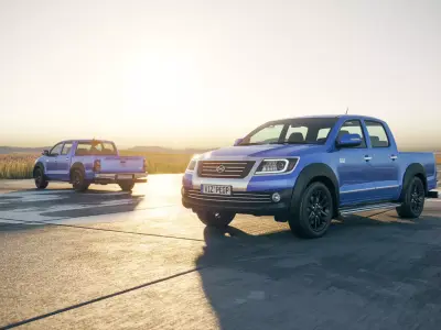 Pickup truck unbranded 3D model