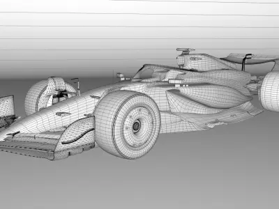 F1 VCARB-02 2025 Low-poly 3D model