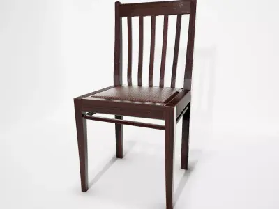 Chair dining Free low-poly 3D model