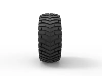 Offroad wheel 10 3D print model