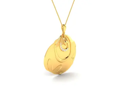 Solitaire Women Pendants 3dm STL OBJ FBX Render Details 3D print model order