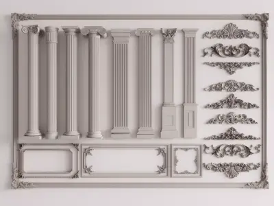 Classical Orders  Ornament Catalog 3D model
