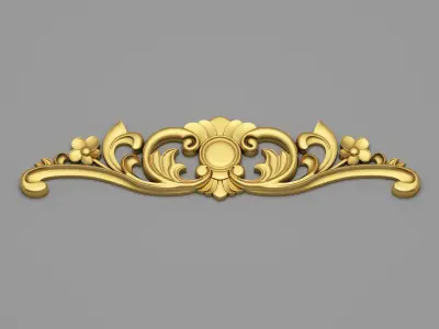 Classic Carved 016 3D model purchase
