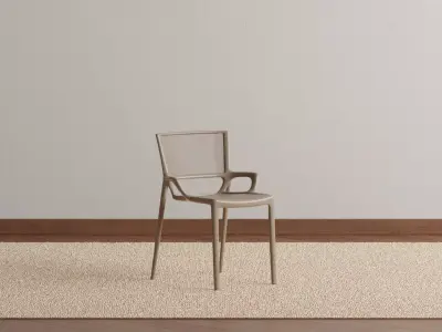 Moulded Mesh Back Chair 3D model