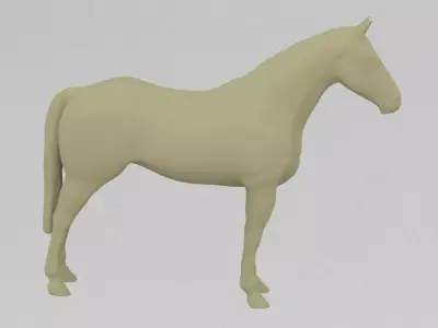 Horse 3D print model