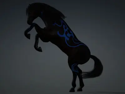 Horse-D4 3D model