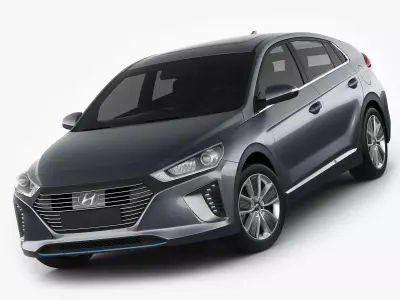 Hyundai Ioniq Hybrid 2017 3D model