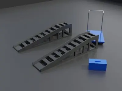 GARAGE WORKSHOP OBJECTS PACK Free 3D print model