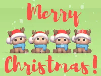 Xmas Reindeer Kit 3D print model