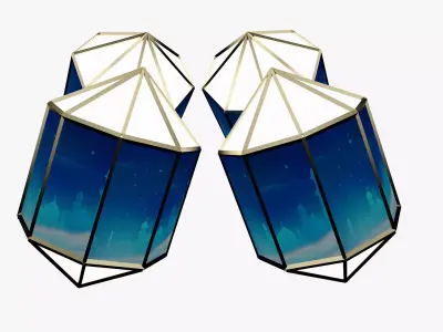 f11 Ramadan lantern fanous 3D model
