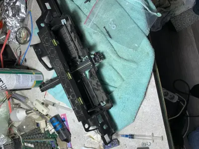 Guide retention detail for Audi MMI Screen 3D print model