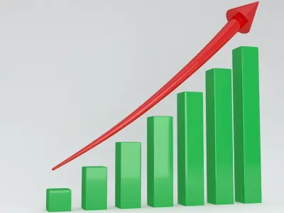 Trend Arrow 01 3D model