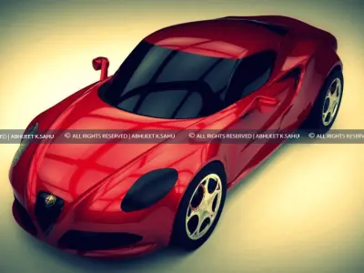 Alfa Romeo 4C 3D model