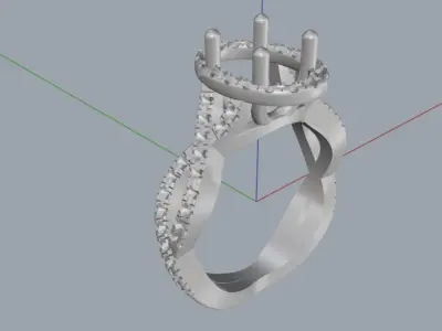 Wrapeed Ring Jewelry 011 Free 3D print model