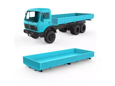 Tipper Mercedes Benz NG 3D print model