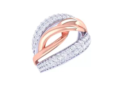 Diamond Ring 3D print model 5