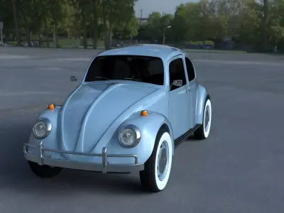 VW Beetle HDRI 3D model