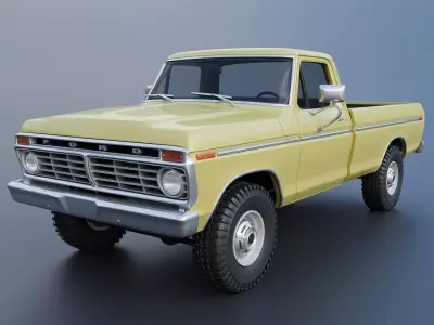 F-250 1973 3D print model