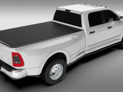 Ram 3500 Limited Dually 2020 3D model