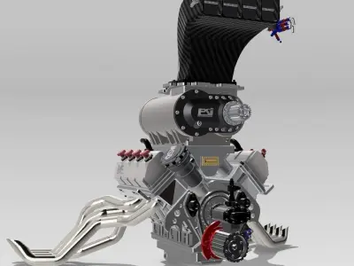 PSI Blown Hemi Gen 2 complete for Promod 3D print model