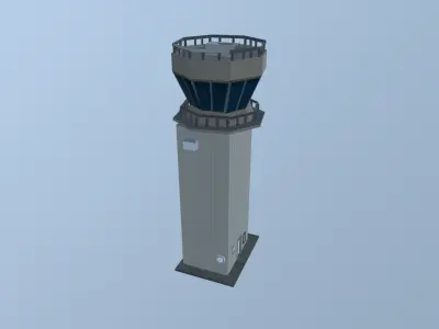 Control Tower 3D model