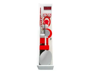 Booth Exhibition Stand a509 3D model