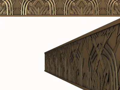 Moorish molding 3D model