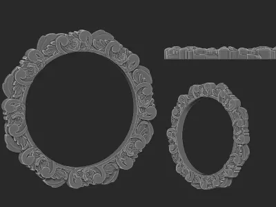 decorative frame02 3D print model