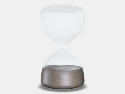 EFTERTANKA Decorative hourglass 1 Low-poly 3D model